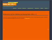 Tablet Screenshot of no-doping.org